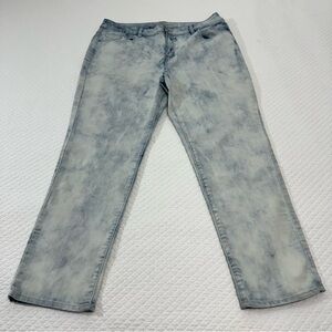 Chico's Women’s Platinum Collection Ankle Jeans in Light Blue Sz 2 Ankle